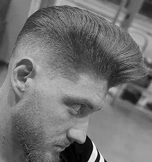 Taper Comb Over Hairstyle