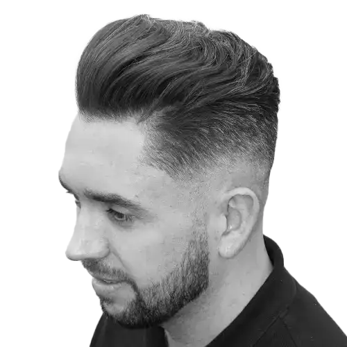 Hipster Fade for Wavy Hair