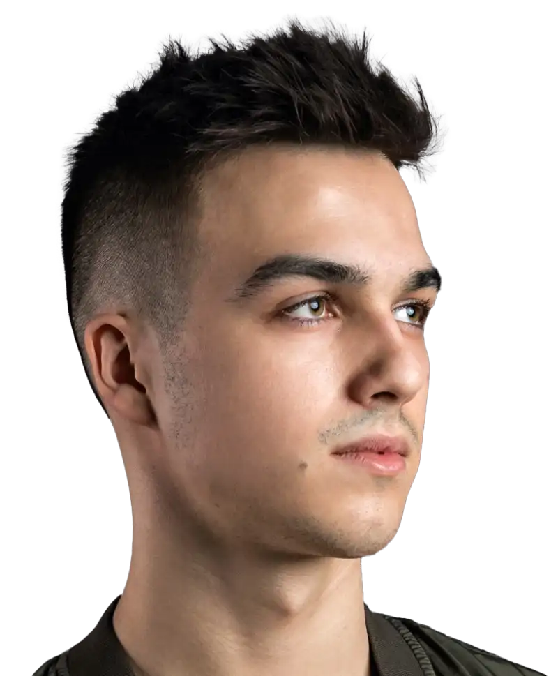 Men Crew Cut Quiff