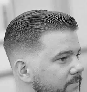 Slicked Back Taper Fade