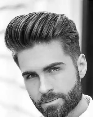 Textured Pompadour Haircut