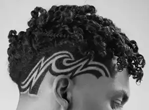 Textured Afro Braids Line Designs