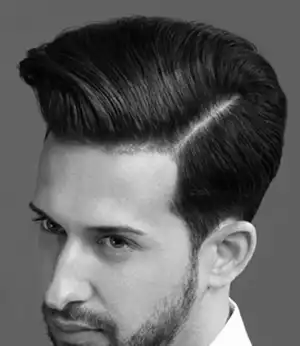 Side Part Pompadour