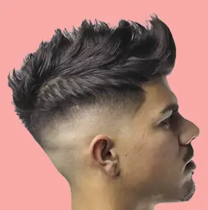 Fauxhawk Spiky Hair Fade