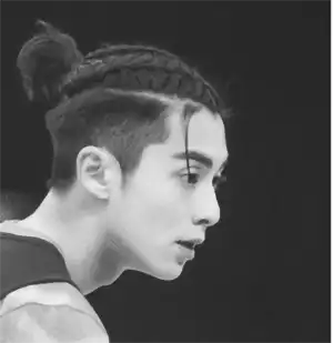 Male Top Knot with Braids