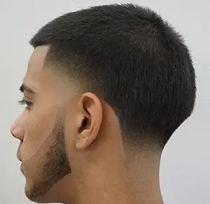 Buzz Cut with Taper Fade