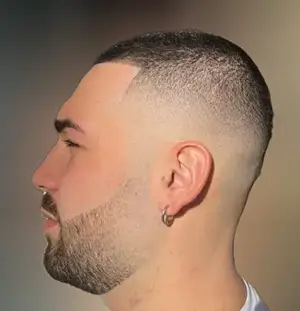 Butch Haircut with Beard