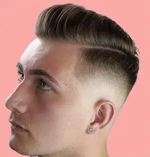 High Skin Fade Comb-Over