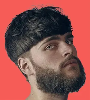 Bowl Cut with Low Fade