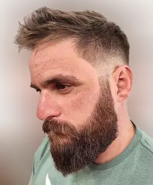 Long Butch Haircut with Side Sway