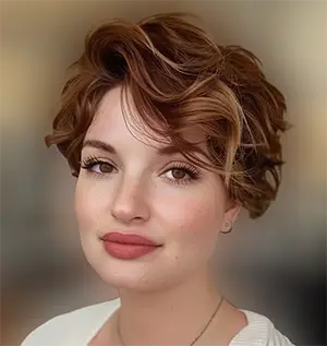 Pixie for Women with Wavy Hair