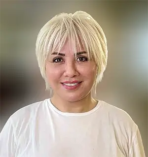 Lively Bright Blonde Pixie Cut