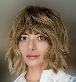 Short Shag for Thick Wavy Hair