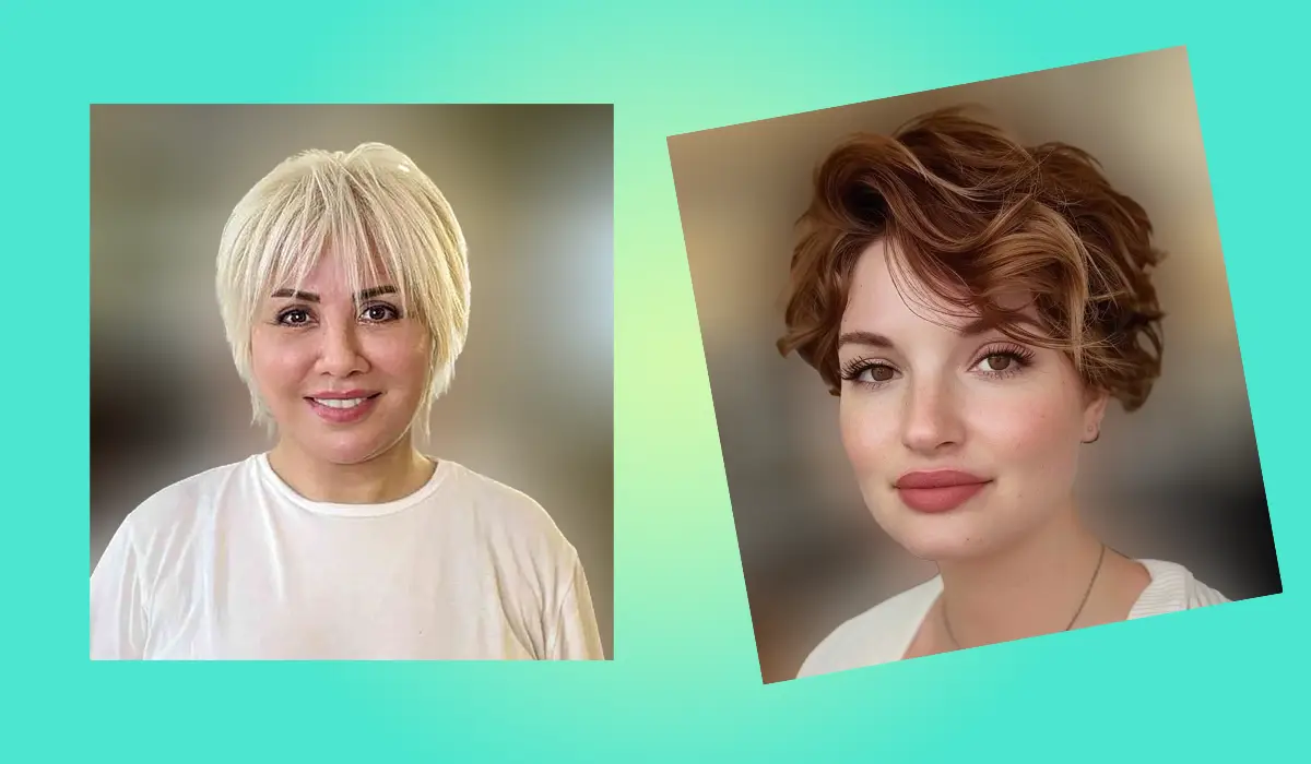 Pixie HairCut for Round Faces